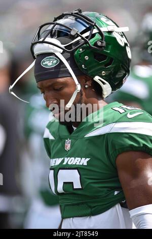 November 28, 2021: New York Jets wide receiver Jeff Smith (16