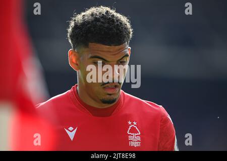 Morgan Gibbs-White #10 Of Nottingham Forest During The Game Stock Photo ...