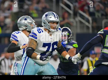Dallas Cowboys safety Markquese Bell (41) defends during a preseason NFL  Football game in Arlington, Texas, Friday, Aug. 27, 2022. (AP Photo/Michael  Ainsworth Stock Photo - Alamy
