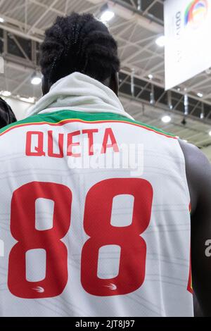 Odivelas, Portugal. 28th Aug, 2022. August 28, 2022. Odivelas, Portugal. Portugal's and Sacramento Kings Center Neemias Queta (88) in action during the game for FIBA Europe Cup (Group F), Portugal vs Cyprus Credit: Alexandre de Sousa/Alamy Live News Stock Photo