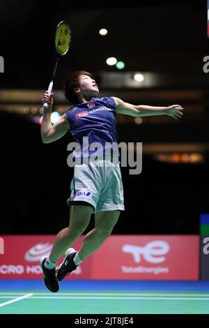 Tokyo, Japan. 28th Aug, 2022. Akane Yamaguchi (JPN) Badminton : TotalEnergies BWF World Championships 2022 Women's Singles Final at the Tokyo Metropolitan Gymnasium in Tokyo, Japan . Credit: Naoki Morita/AFLO SPORT/Alamy Live News Stock Photo