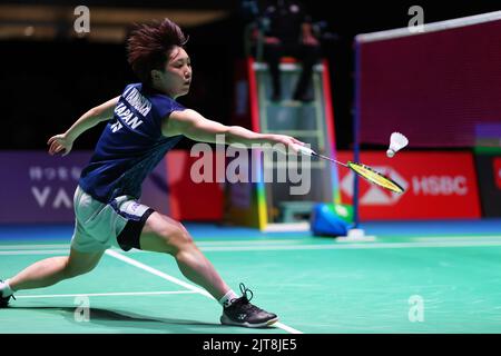 Tokyo, Japan. 28th Aug, 2022. Akane Yamaguchi (JPN) Badminton : TotalEnergies BWF World Championships 2022 Women's Singles Final at the Tokyo Metropolitan Gymnasium in Tokyo, Japan . Credit: Naoki Morita/AFLO SPORT/Alamy Live News Stock Photo