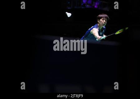 Tokyo, Japan. 28th Aug, 2022. Akane Yamaguchi (JPN) Badminton : TotalEnergies BWF World Championships 2022 Women's Singles Final at the Tokyo Metropolitan Gymnasium in Tokyo, Japan . Credit: Naoki Morita/AFLO SPORT/Alamy Live News Stock Photo