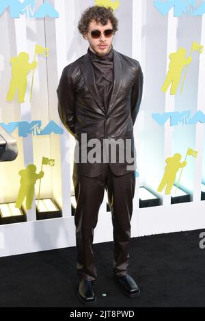 Jack Harlow walking on the black carpet at the 2022 MTV Video Music ...