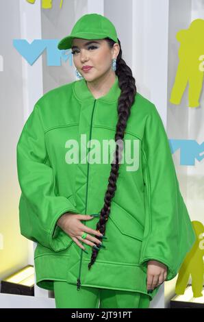 Lauren Spencer-Smith attending the MTV Video Music Awards 2022 held at the Prudential Center in Newark, New Jersey. Picture date: Sunday August 28, 2022. Stock Photo