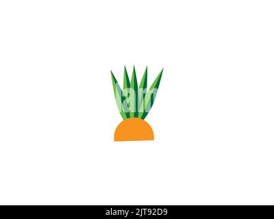 Cactus plant in a pot flower tree Stock Vector