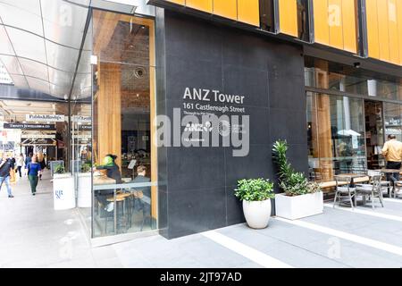 ANZ tower corporate offices on Castlereagh street in Sydney city centre,NSW,Australia Stock Photo