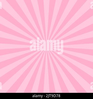 Pop art yellow sunbeams background with pink dots comics book cartoon magazine cover. Cartoon funny retro pattern strip mock up vector illustration Stock Vector