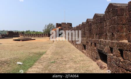 The Fortress of Mirjan Fort, Located in Uttara Kannada District of Karnataka, India. Build By Navayath Sulthan. Stock Photo