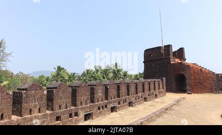 The Fortress of Mirjan Fort, Located in Uttara Kannada District of Karnataka, India. Build By Navayath Sulthan. Stock Photo