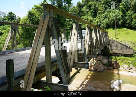 Steel Truss Bridge Stock Photo