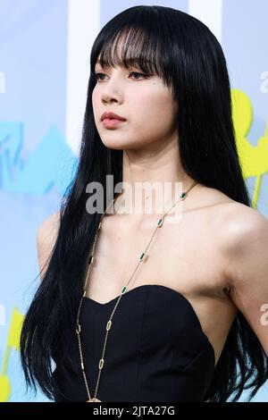Lisa, of Blackpink, arrives at the MTV Video Music Awards at the
