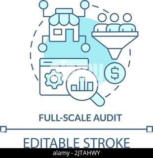 Full scale audit concept icon Stock Vector Image & Art - Alamy