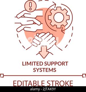 Limited support systems concept icon Stock Vector Image & Art - Alamy