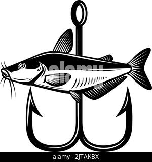 catfish on the hook Stock Photo - Alamy