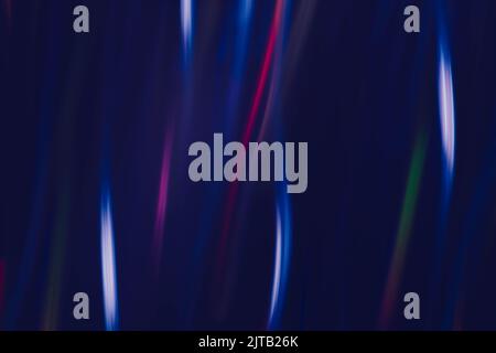 colorful rays light reflection blue magenta lines Stock Photo