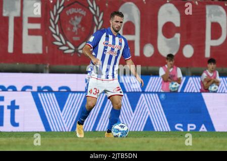 Renato Curi stadium, Perugia, Italy, August 28, 2022, cheddira walid (n