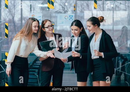 business growth corporate strategy look statistics Stock Photo