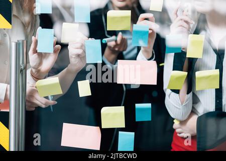 business teamwork brainstorming collaboration Stock Photo