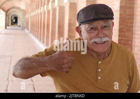 Gentleman giving a thumbs up Stock Photo