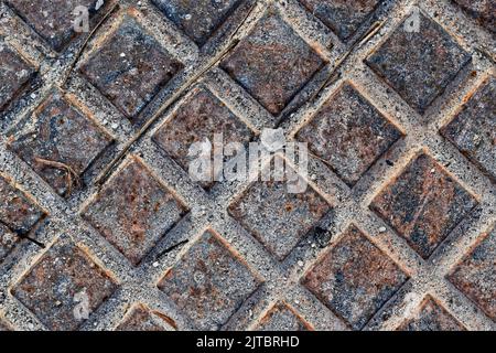 Rusty metallic surface texture background Stock Photo