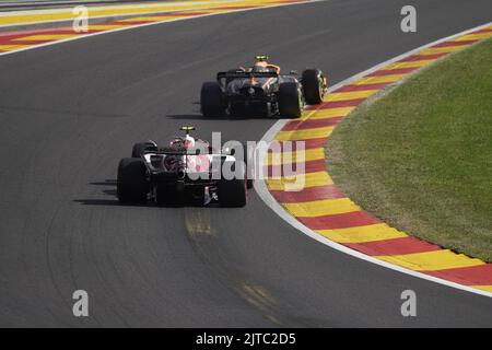 Guanyu Zhou (CIN) Alfa Romeo C42 Stock Photo