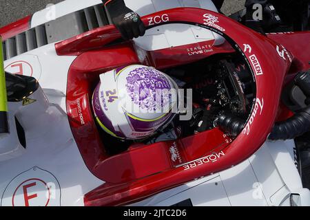 Guanyu Zhou (CIN) Alfa Romeo C42 Stock Photo