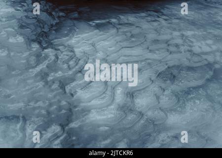 Frozen Waterfall Upstate New York - Ice formations Stock Photo