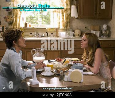 JANE FONDA, LINDSAY LOHAN, GEORGIA RULE, 2007 Stock Photo