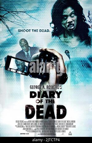 MOVIE POSTER, DIARY OF THE DEAD, 2007 Stock Photo