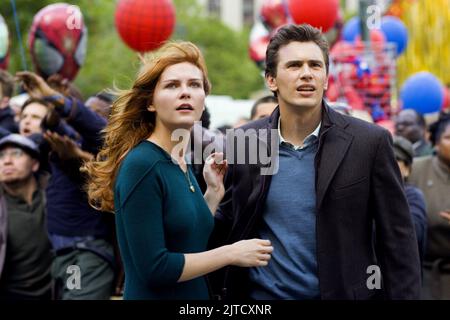 JAMES FRANCO, KIRSTEN DUNST, SPIDER-MAN, 2002 Stock Photo - Alamy