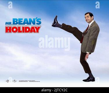 ROWAN ATKINSON POSTER, MR. BEAN'S HOLIDAY, 2007 Stock Photo