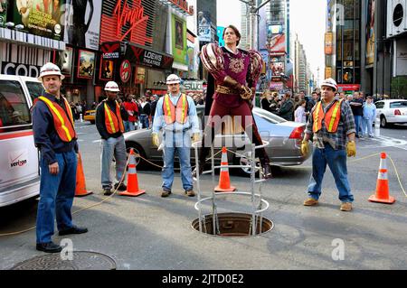 JAMES MARSDEN, ENCHANTED, 2007 Stock Photo