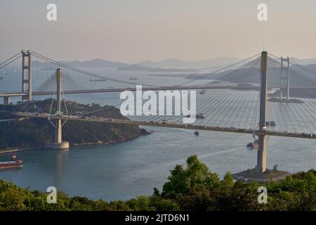 Ting Kau Bridge Stock Photo