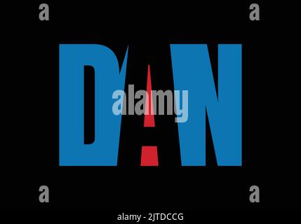DAN Initial Monogram Letter dan Logo Design Vector Template d a n Letter Logo Design Stock Vector