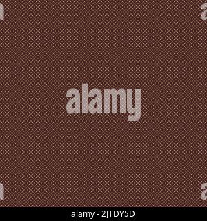 Seamless brown and golden geometric vector background. Modern ornament with dotted elements. Geometric abstract pattern Stock Vector