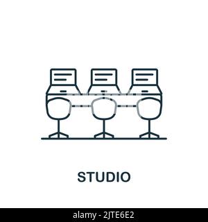 Usability icon. Line simple Web Design icon for templates, web design and infographics Stock Vector
