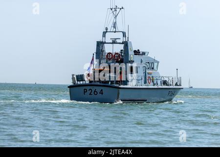 Archer class patrol and training vessel in service with the UK's Royal Navy, and assigned to the Coastal Forces Squadron, Ramsgate, July 2022 Stock Photo