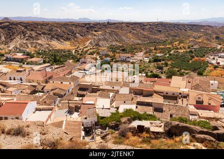 Partaloa a Small Town in the Almanzora Valley, Almeria province, Andalucia Spain Stock Photo