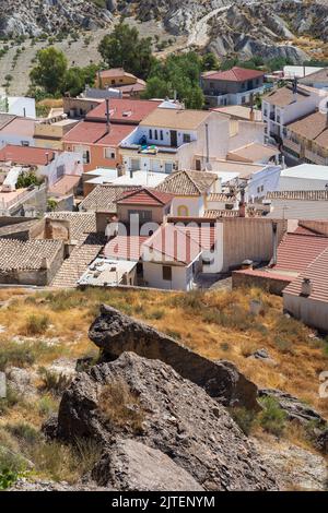 Partaloa a Small Town in the Almanzora Valley, Almeria province, Andalucia Spain Stock Photo