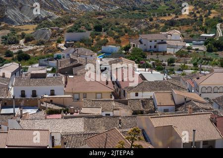 Partaloa a Small Town in the Almanzora Valley, Almeria province, Andalucia Spain Stock Photo