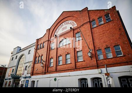 Railway town Crewe, Cheshire East. 1911 Lyceum Theatre  historic Edwardian theatre Stock Photo