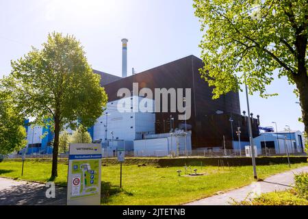 Decommissioned Brunsbüttel nuclear power plant Stock Photo