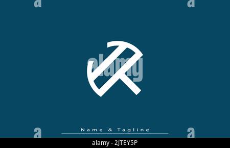 Alphabet letters Initials Monogram logo IT , TI Stock Vector