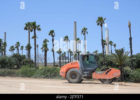 ISRAEL, Chadera, Orot Rabin Israel Electric Corp coal power station, near Hadera, to be converted in natural gas power station Stock Photo