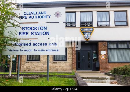 Stockton Community Fire Station at Norton on Tees,England,UK Stock Photo