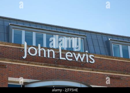 John Lewis & Touchwood Shopping Centre, Station Rd, Solihull Stock Photo