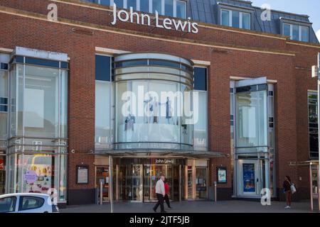 John Lewis & Touchwood Shopping Centre, Station Rd, Solihull Stock Photo