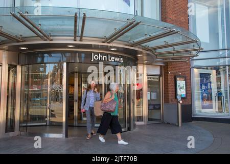 John Lewis & Touchwood Shopping Centre, Station Rd, Solihull Stock Photo