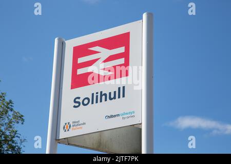 Solihull Railway Station Stock Photo